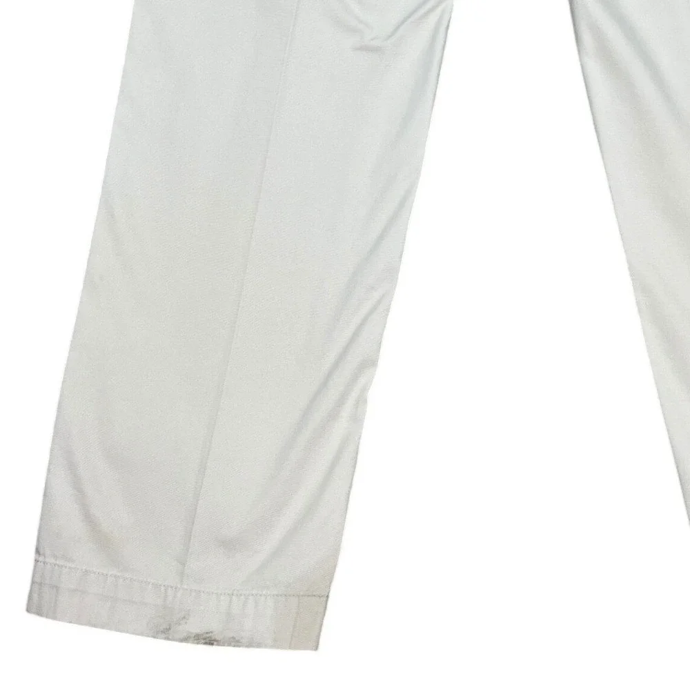 Banana Republic Chino Pants Mens 32x30 Khaki Straight Leg Flat Front‎ Twill EUC